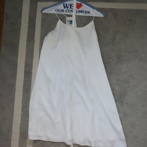 Adorable white chiffon dress